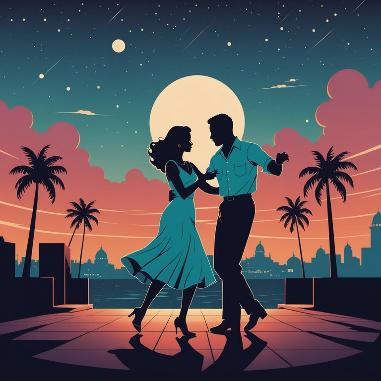 This song captures the essence of a starlit evening in havana, where the air sizzles with romance and the passionate rhythms of salsa music. The melody is carried by a gentle but expressive trumpet, weaving through the beats like a lover’s whisper. This music is perfect for couples who want to get lost in dance, feeling each beat as a heartbeat.