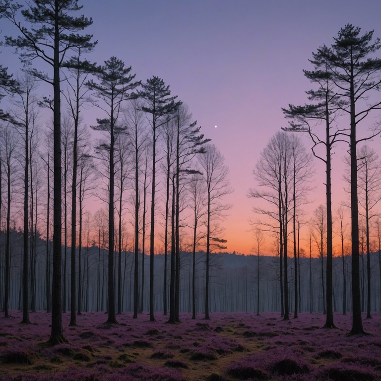 Echoes of the woodland captures the essence of a mystical forest, where each note played on the harp represents a voice from nature, creating a magical auditory landscape meant for relaxation and mental clarity.