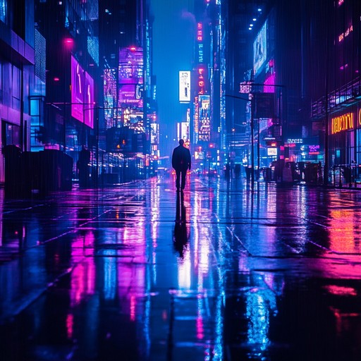 An energetic instrumental new wave track with synthesizers and electronic beats that captures the feeling of rebellion in the city at night. The song uses layered synths and driving rhythms to create an intense atmosphere, expressing youthful defiance and the desire for change under neon lights.