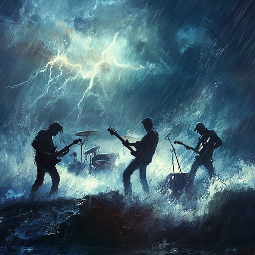 This track brings the ferocity of a thunderstorm to life with blazing guitar solos, thunderous drum beats, and formidable basslines. The dynamic interplay of these elements creates an invigorating listening experience that captures the storm's unyielding energy.