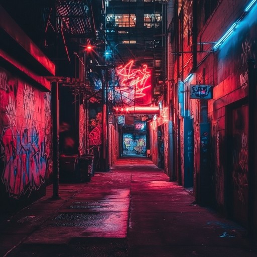 An instrumental track combining moody lofi beats with aggressive undertones, painting a picture of urban darkness and gritty streets