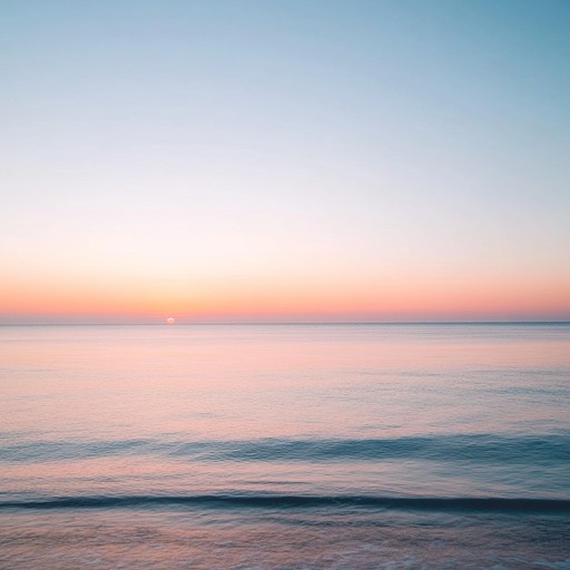 A soothing instrumental piece that blends soft acoustic guitar and gentle piano harmonies, evoking feelings of renewal and optimism as if watching a sunrise over calm waters.