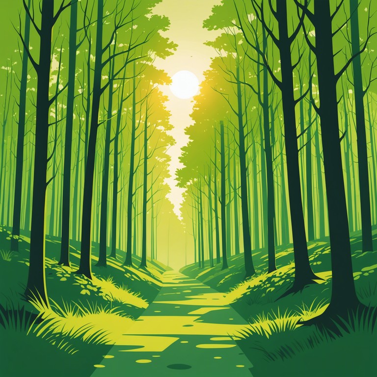 This instrumental track features an uplifting, vigorous melody that perfectly captures the essence of a joyful morning hike through nature's marvels. The liberating aura of the music complements the feeling of sunlight filtering through trees, creating an ideal soundscape for motivational or outdoor themed projects.