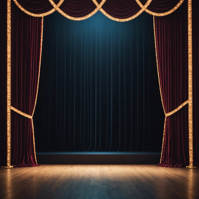 A song that captures the essence of a glittering glam rock era with a bold modern twist, featuring vibrant electric guitar riffs that embody the audacity and flamboyance of the 1970s glam scene. The track is characterized by its dramatic crescendos and intricate guitar solos that paint a vivid picture of star studded, velvet draped arenas.