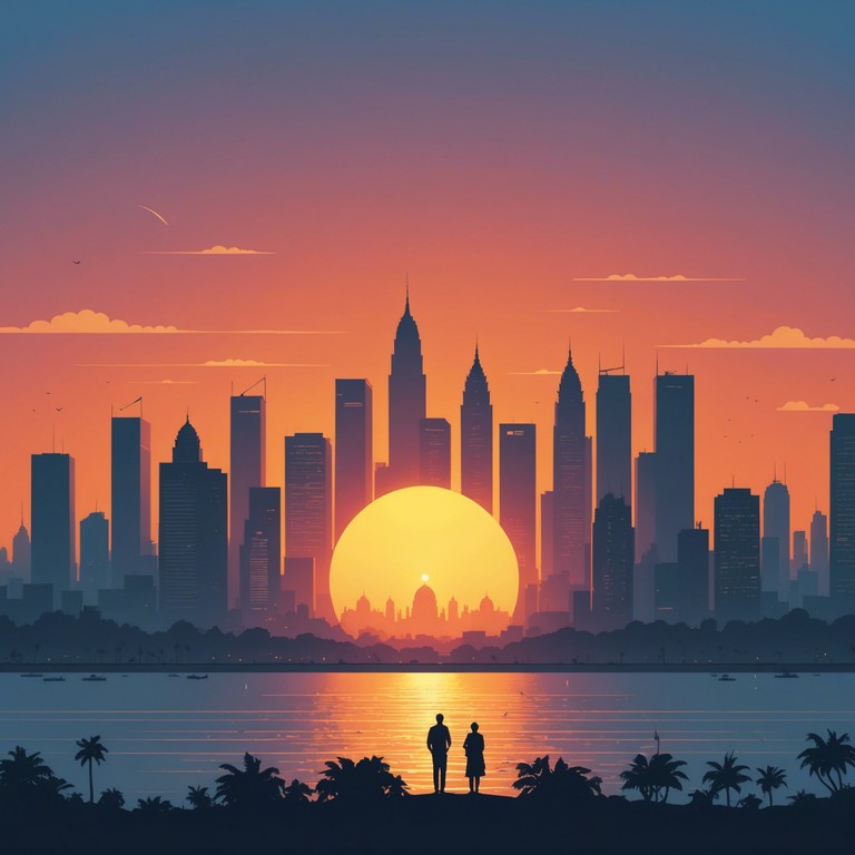 This piece reflects a tranquil mumbai sunrise, utilizing traditional hindustani melodies intertwined with gentle harmonious backgrounds, evoking peace and the promise of a new day.