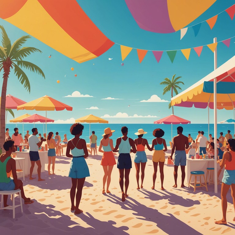 This track captures the essence of summer celebrations, fusing vibrant rhythms with multicultural elements for a festive sound collage. Ideal for energetic summer parties or joyous occasions!