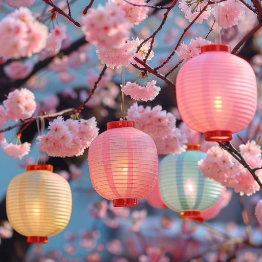 This instrumental j pop piece captures the whimsical and playful essence of cherry blossom festivals in japan. The melodies are light hearted and bubbly, making use of traditional japanese instruments mixed with modern pop elements to create a vivid image of a colorful, joyous spring day. Imagine dancing under blooming cherry trees with friends.