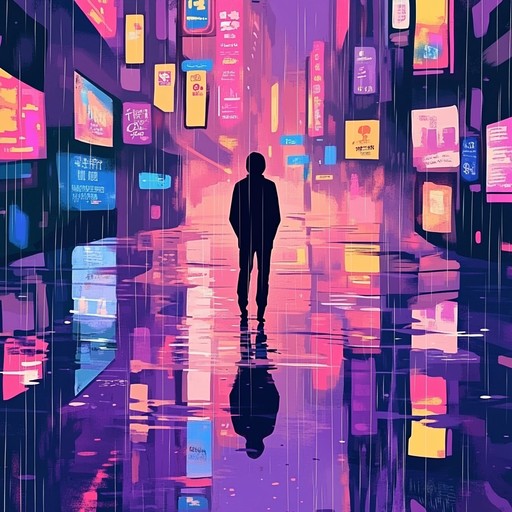 An evocative instrumental piece that merges nostalgic synthwave textures with cyberpunk rhythms, creating a journey through memories in a futuristic neon lit cityscape.