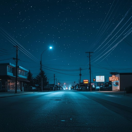 An instrumental track that uses mellow electronic melodies and laid back rhythms to depict the serenity of a city bathed in neon lights during the quiet hours.