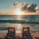 uplifting lounge track featuring soothing ocean waves sounds