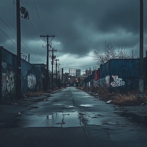 Driving beats underpin this track as dark, eerie synth lines cut through the mix, creating a sinister atmosphere. The relentless rhythm and subtle distortion enhance the gritty, urban feel, making it ideal for scenes depicting a menacing cityscape.