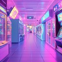 playful cyberpunk beats with catchy synth melodies and rhythms