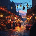 an ambient piece capturing exotic middle eastern bazaar ambiance