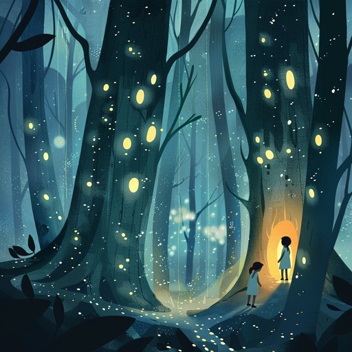 An upbeat and whimsical tune designed to transport kids to an enchanted forest full of magic and wonder. Featuring playful melodies and lively rhythms, this composition aims to spark imagination and joy, perfect for a thrilling adventure storytime.