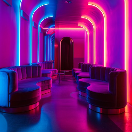 Dive into a nocturnal soundscape where intimate beats and futuristic electronic rhythms intertwine, creating an atmosphere of seductive elegance. Each layer of sound adds to the allure, pulling you deeper into a world where every note is a pulse of sensuality and intricate design.
