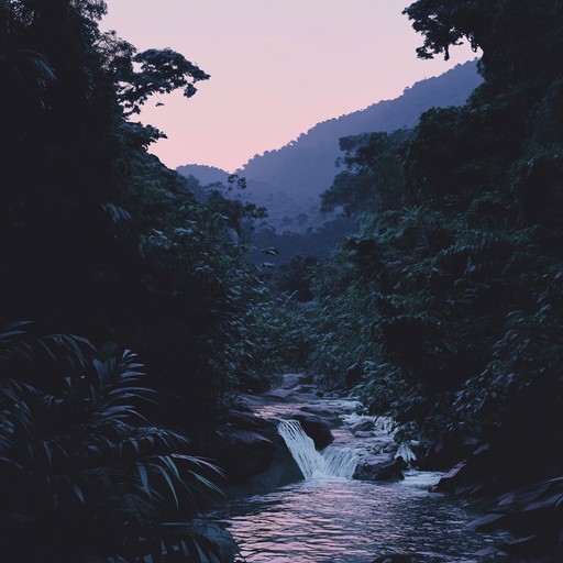 Immerse in a serene, reflective bluegrass piece, capturing the gentle flow of a mountain stream at twilight. The song evokes a profound sense of solitude and introspection, with delicate string plucking and somber melodies painting a picturesque natural landscape.