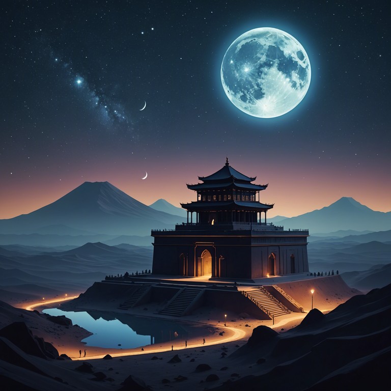 Echoes of eternity encapsulates a journey where the timeless sound of the guzheng and contemporary electronic music come together to explore realms of tranquility and enigma. It's a musical narrative that connects ancient eastern musical traditions with the pulsating rhythms of the future.