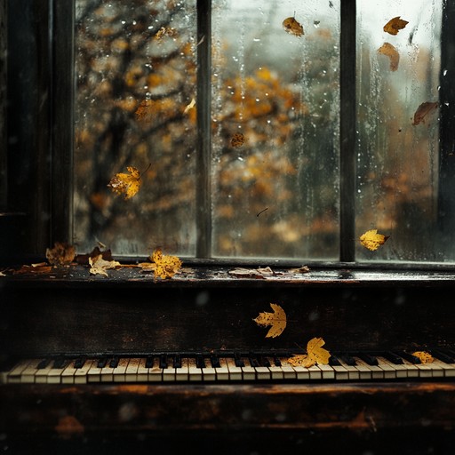 This solo piano reverie encapsulates the essence of bittersweet nostalgia, conveying a hauntingly beautiful tale of lost love through delicate sadcore melodies. As the notes gently waltz through aching memories and wistful regrets, listeners are drawn into a poignant, melancholic journey of autumnal heartbreak