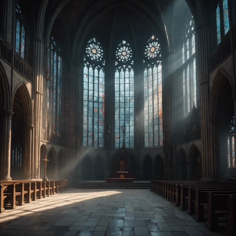 This song conjures images of a once majestic cathedral now in ruins, with haunting whispers echoing through its abandoned halls. A solo church organ weaves a melody that is both beautiful and sorrowful, reflective of the glorious past and the eerie silence of the present.