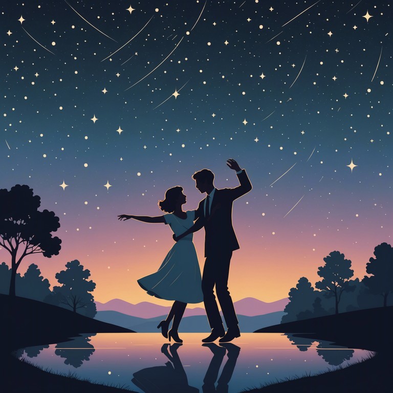 A smooth, flowing track that encapsulates the essence of a romantic evening under the stars with a groovy, melodic line that encourages a sense of intimacy and connection. The piece uses soft, rhythmic bass grooves and a soulful saxophone lead to create an atmosphere of love and warmth