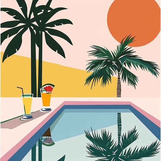 Imagine yourself lounging by the pool on a sunny afternoon, drink in hand, as a gentle breeze rustles the palm trees. This instrumental track will enhance that relaxed, blissful mood with its soothing melodies and mellow beats. Perfect for creating a happy, laid back atmosphere.