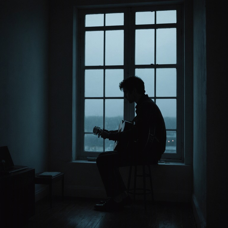 In an immersive exploration of isolation and melancholy, whispers in the void captures the poignant emotions of loss and solitude through the haunting melodies of a single electric guitar. Each note resonates with the profound stillness of an empty room, inviting listeners to a personal journey of introspection and the quiet moments of nighttime reflection.