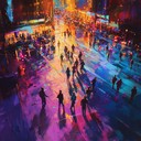 capture the vibrant spirit of urban nightlife