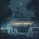 intriguing polka evoking eerie night time carnival vibes