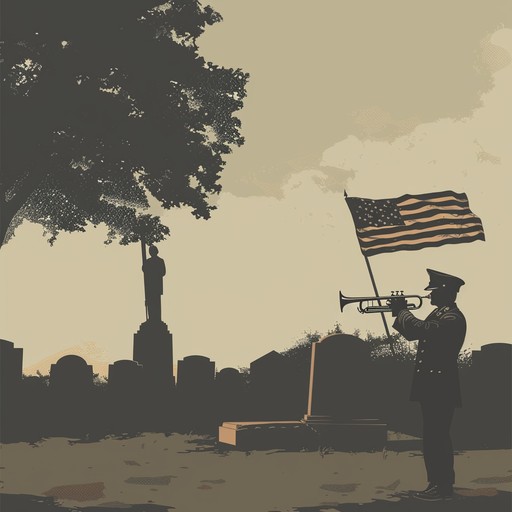 With a haunting trumpet melody, this instrumental song pays tribute to fallen heroes. The solemn tempo and reflective tones foster an atmosphere of remembrance and reverence. Each note is imbued with the weight of loss, respect, and patriotic sorrow.