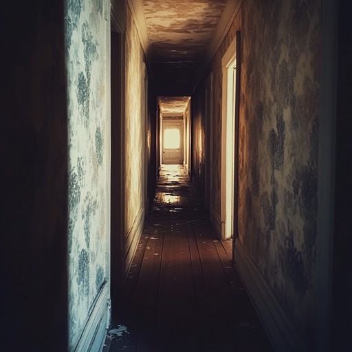 An unsettling instrumental ballad that carries haunting melodies, echoing through the corridors of an old, deserted mansion. The music blends soft, eerie piano notes with subtle, chilling undertones, creating a sense of lingering spirits and untold stories. It evokes the feeling of wandering alone in a place where the past refuses to rest.