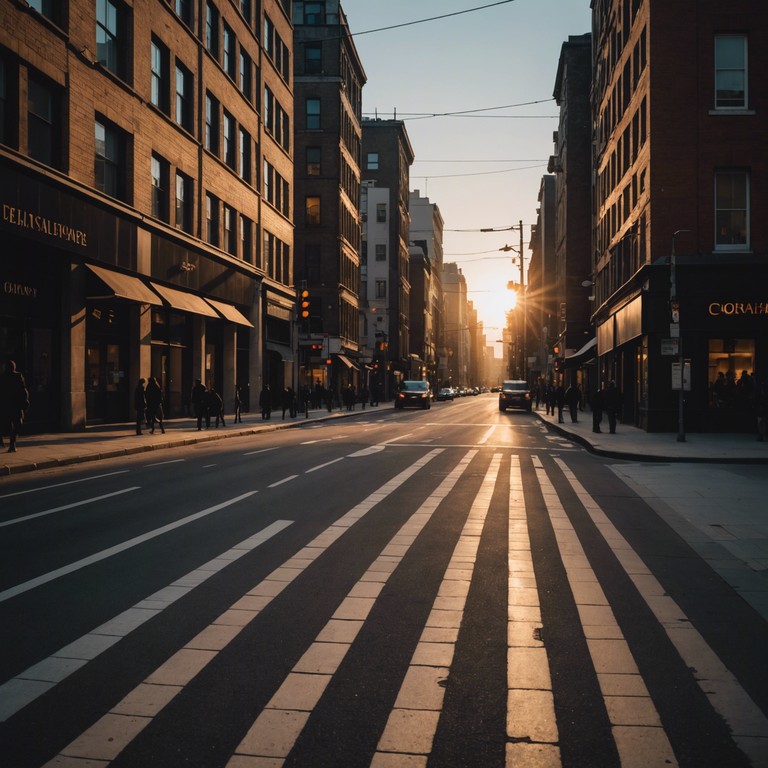 A track that blends raw guitar sounds with soulful rhythms, energizing a narrative of urban life and revival. The music conveys the hustle of the city streets intertwined with moments of soulful introspection, making this an anthem for dynamic urban landscapes.