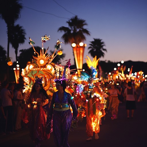 Immerse in an exuberant parade with bright brass, spirited percussion, and rhythmic woodwinds. The layers of strings enhance this whimsical fairytale, bringing a vibrant atmosphere to life