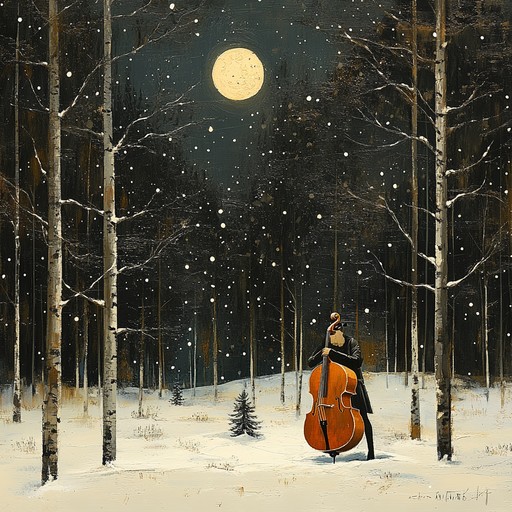 This instrumental holiday track captures the somber beauty of winter nights, combining traditional christmas tones with dark, introspective layers. Cello leads the piece, evoking a deep, reflective mood perfect for a contemplative holiday atmosphere.