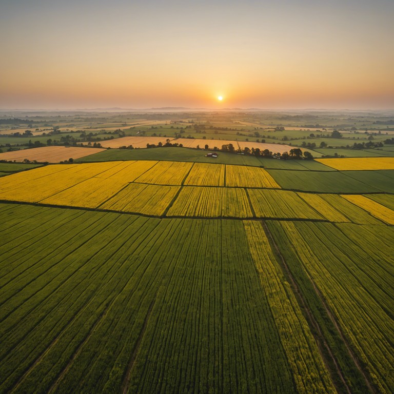 A hopeful sertanejo track that begins with gentle acoustic strains, rising in emotional intensity, mirroring a heartfelt embrace of life’s simple pleasures. This song weaves through the heart of brazil’s expansive farms, evoking feelings of warmth and potential at dawn.