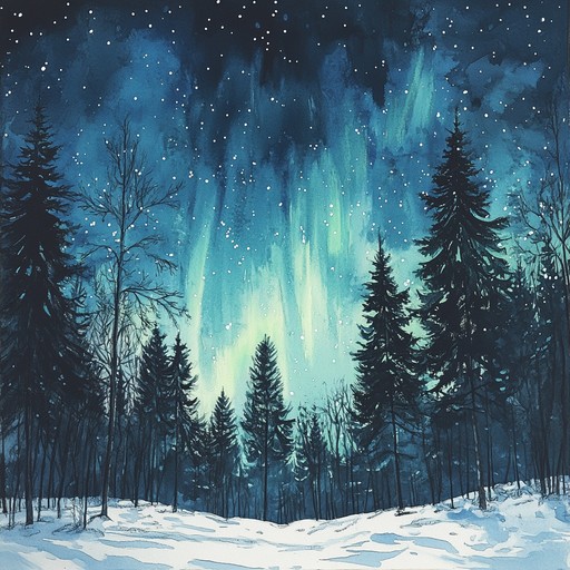 An instrumental piece that captures the serene yet haunting atmosphere of finland's arctic landscapes, combining gentle kantele strings with subtle electronic elements to weave an ethereal tapestry of sound.