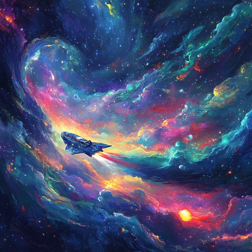 Explore the cosmos with a capriccio that weaves through thrilling and whimsical soundscapes. The piece merges dynamic orchestral elements with innovative synths, taking listeners on an exhilarating journey across the stars.