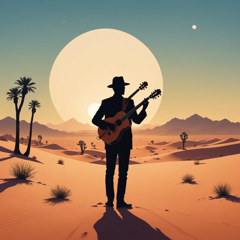 A tranquil musical expression that gently stirs the soul, portraying the quietude of early morning in the desert sands. Guided by the soft, resonant tunes of the oud, the listener is carried to a state of calm introspection.