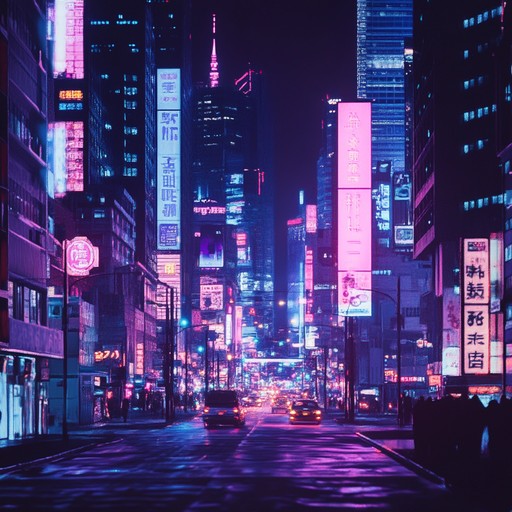 Imagine a technicolor cityscape at night, pulsating with neon lights and futuristic vibes. The song features bright, catchy synth melodies and driving electronic rhythms, creating a vibrant, high energy atmosphere. It evokes the excitement and optimism of a futuristic world where technology and creativity flourish. Perfect for an energetic, uplifting experience echoing the aesthetics of cyberpunk animes and sci fi adventures