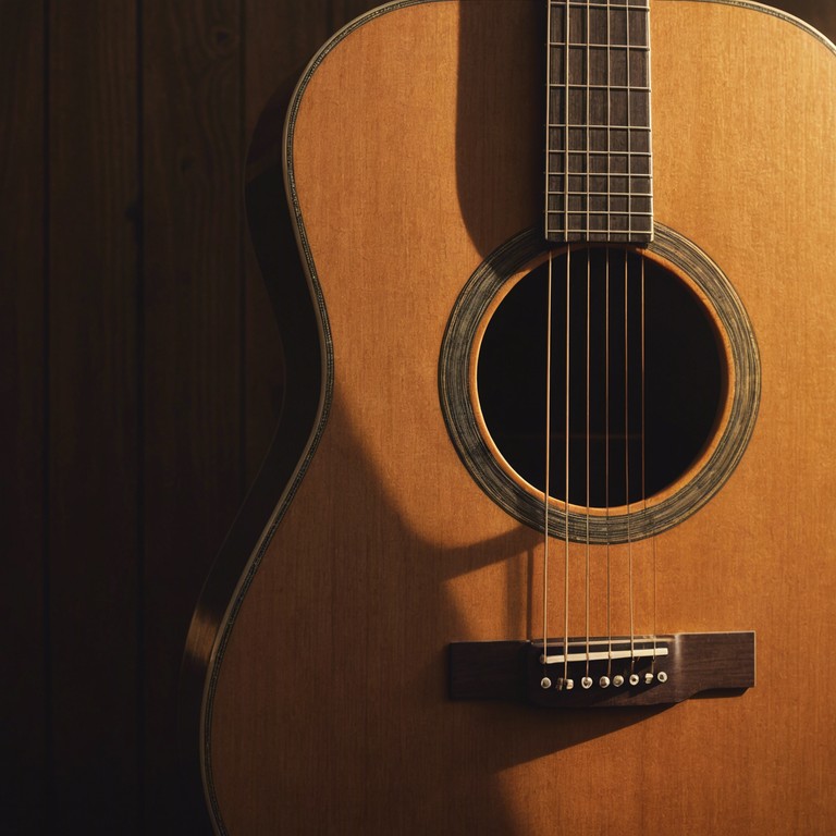 An instrumental journey where every note and strum on the acoustic guitar captures the soft whisper of wind across the field, enhancing the auditory experience with layers that resonate with both the heart and the soul. Echoes from the field is designed to bring listeners into a deeper connection with the environment, making each moment of solitude a profound encounter with nature.