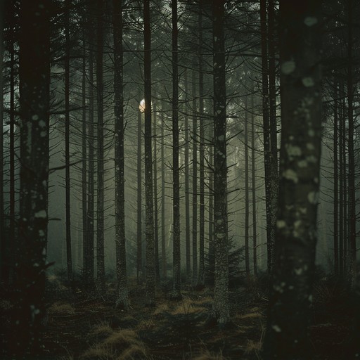 A haunting yet elegant composition that encapsulates the mysterious aura of a moonlit forest at night. Acoustic guitar weaves through delicate layers of atmospheric soundscapes, invoking feelings of reflection, melancholy, and mysticism.