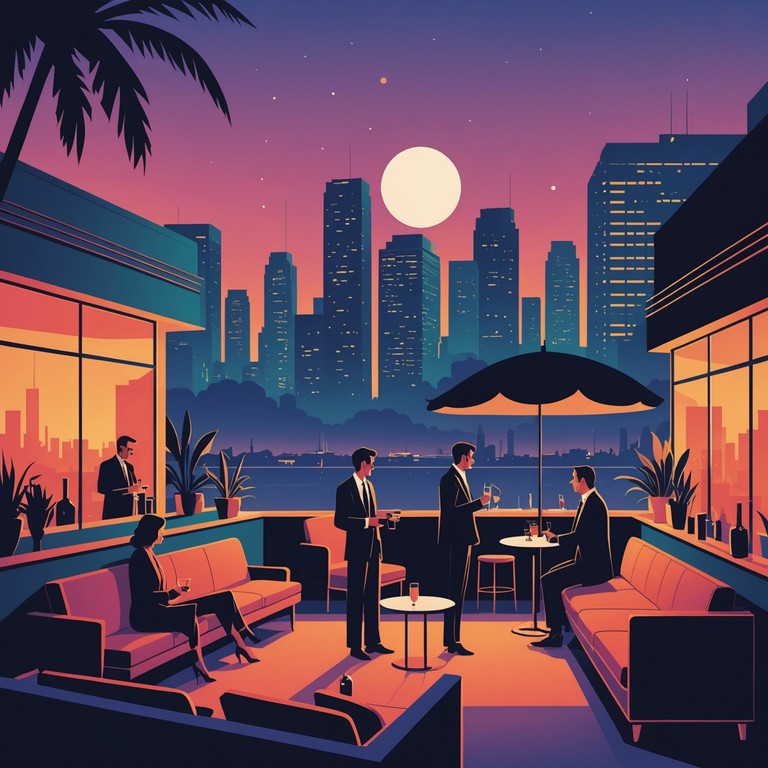 Imagine a soundtrack for the perfect urban evening; brass melodies float over a solid house bassline, crafting waves of danceable sounds that feel both exhilarating and classy. Picture guests at a rooftop bar, silhouetted against the city skyline, moving rhythmically to this boldly satisfying blend of genres.