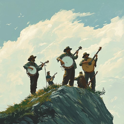 This song captures the essence of fast mountain races with its rapid banjo melodies and high energy bluegrass vibes. Ideal for heart pounding moments in outdoor settings