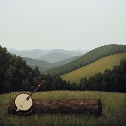 An instrumental bluegrass composition featuring the smooth, gentle sounds of the banjo, creating a serene atmosphere reminiscent of tranquil appalachian landscapes and quiet moments in nature