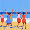 upbeat joyful groove for carefree sunny holiday vibes