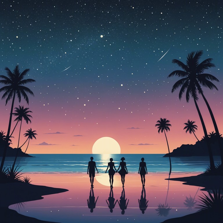 Capturing the magical essence of dancing on a secluded beach under a star filled sky, this alternative version delves deeper into the intoxicating influence of nature on music, blending native bird calls and the gentle lapping of waves with a throbbing reggaeton beat to create an unforgettable summer anthem.