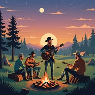 feel good western melody, sunset adventure vibes