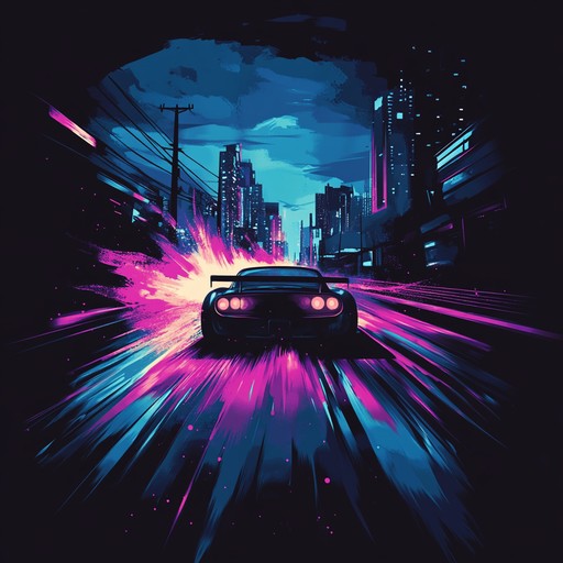 An instrumental phonk track featuring driving basslines, trap influenced drums, and atmospheric synths, capturing the energy of cruising through city streets at night.