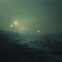 soulful ambient mixing darkness, ethereal whispers, foggy shadows