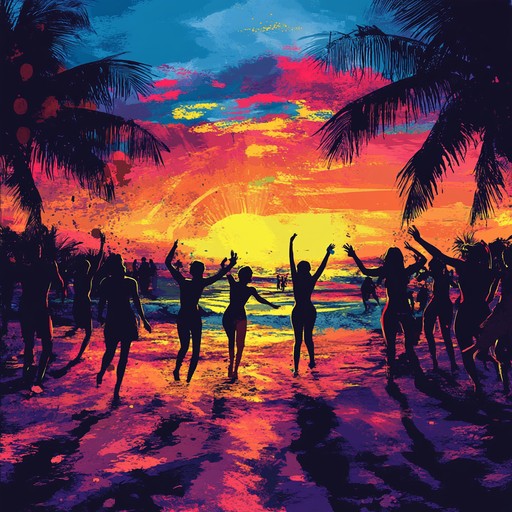 A lively reggaeton track with infectious dancehall rhythms and bright tropical melodies, evoking joyful, carefree moments on the beach