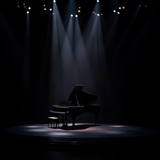 A haunting instrumental cabaret melody that captures the quiet introspection of midnight hours, blending melancholic piano lines with subtle orchestral undertones to evoke a sense of nostalgia and solitude.